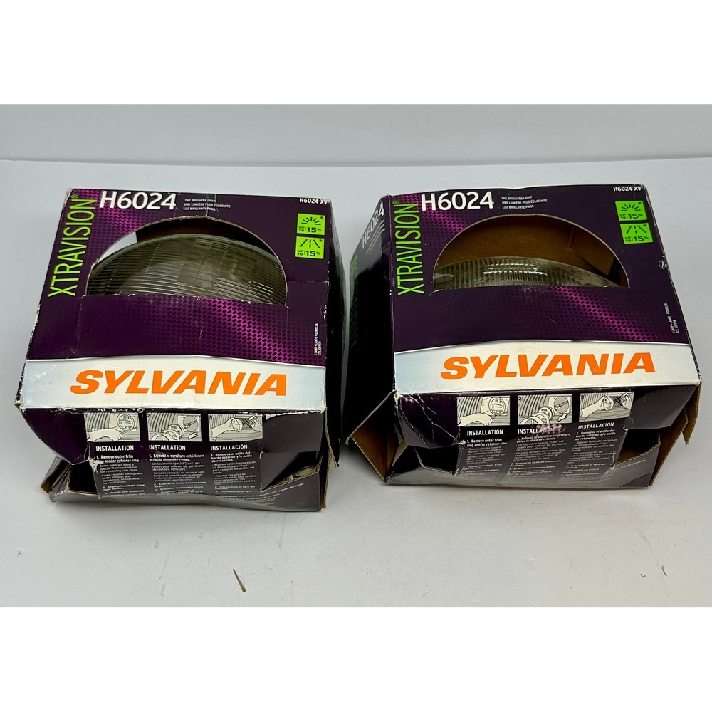 Sylvania H6024 XtraVision (7 inch Round) Sealed‎ Beam Headlight Halogen LED B2